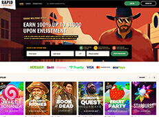 Rapid Casino NZ review screenshot