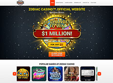 Zodiac Casino NZ review screenshot